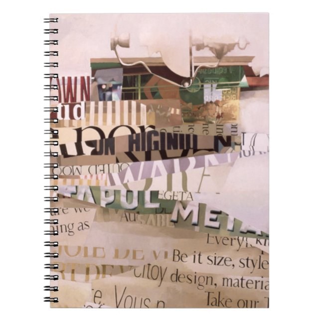 Caderno Espiral Fora da estação (Frente)