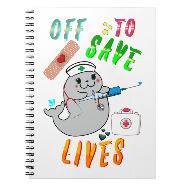 Caderno Espiral Fora Para Salvar Vidas (Frente)