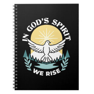 Caderno Espiral Força Espiritual em Deus - Assustador do Cristão