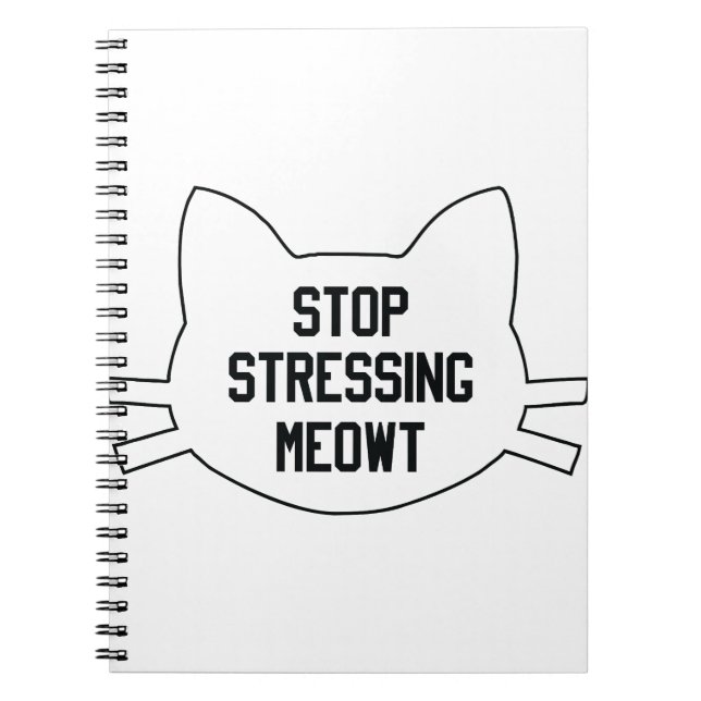 Caderno Espiral Forçando Meowt (Frente)