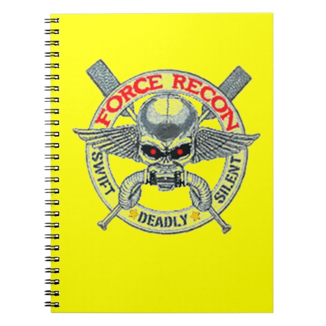 CADERNO ESPIRAL FORCE RECON (Frente)