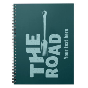 Caderno Espiral Fork na tipografia rodoviária