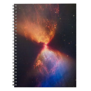 Caderno Espiral Formação de protoestrela de ampulheta JWST