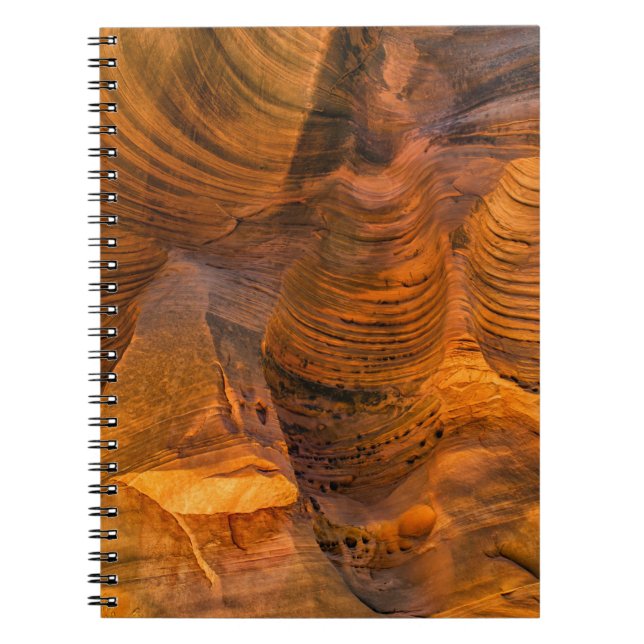 Caderno Espiral Formação de rochas castanhas (Frente)