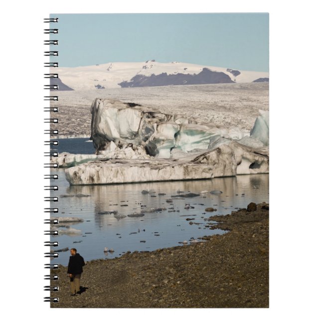 Caderno Espiral Formações de iceberg (Frente)