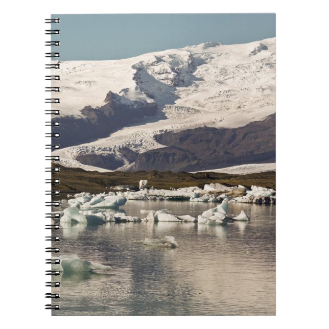 Caderno Espiral Formações de iceberg (Frente)