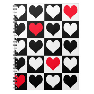 Caderno Espiral Formas cardíacas