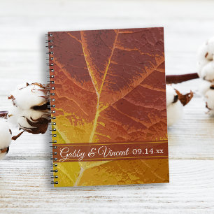 Caderno Espiral Formas de Casamento de outono