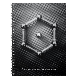 Caderno Espiral Fórmula De Benzeno De Química Orgânica De Geeks