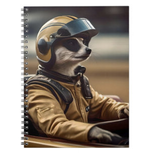 Caderno Espiral Fórmula divertida: Motorista de Carro de Corrida P