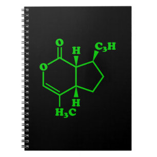 Caderno Espiral Fórmula Química Molecular de Nepetalactona de Ca