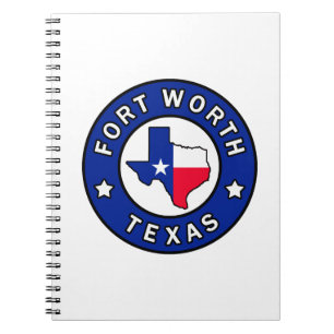Caderno Espiral Fort Worth Texas