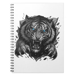 Caderno Espiral Fortalecimento do Tigre Fierce: Negrito e Selvagem