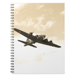 Caderno Espiral Fortaleza Voadora em Vôo
