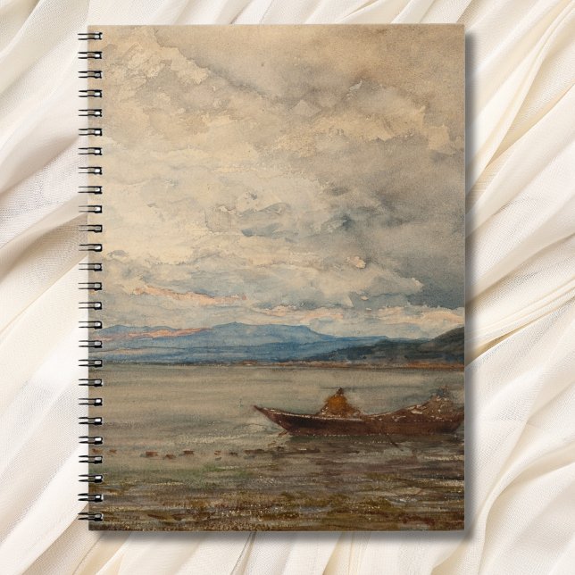 Caderno Espiral Fos, Arredores De Martigues – Félix Ziem (Criador carregado)