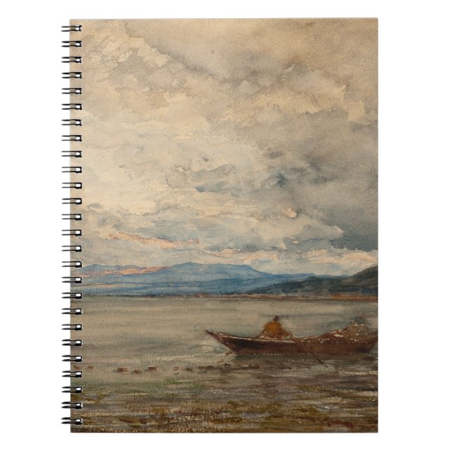 Caderno Espiral Fos, Environs De Martigues - Félix Ziem (Frente)