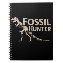 Caderno Espiral Fóssil Hunter Paleontologia Fósseis Dinossauros