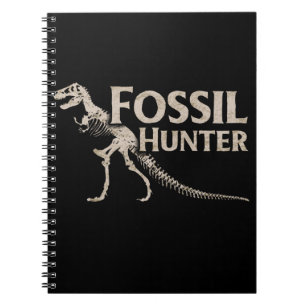 Caderno Espiral Fóssil Hunter Paleontologia Fósseis Dinossauros