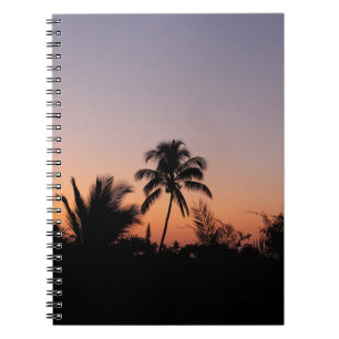 Caderno Espiral Foto da palmeira