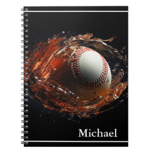 Caderno Espiral Foto de Baseball