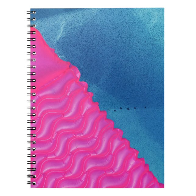 Caderno Espiral Foto de brinquedo inflável rosa (Frente)