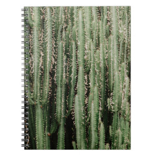 Caderno Espiral Foto de encerramento da fábrica de cacto verde