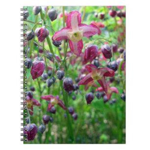 Caderno Espiral Foto de Primavera das bonito Fadas (Epimedium)