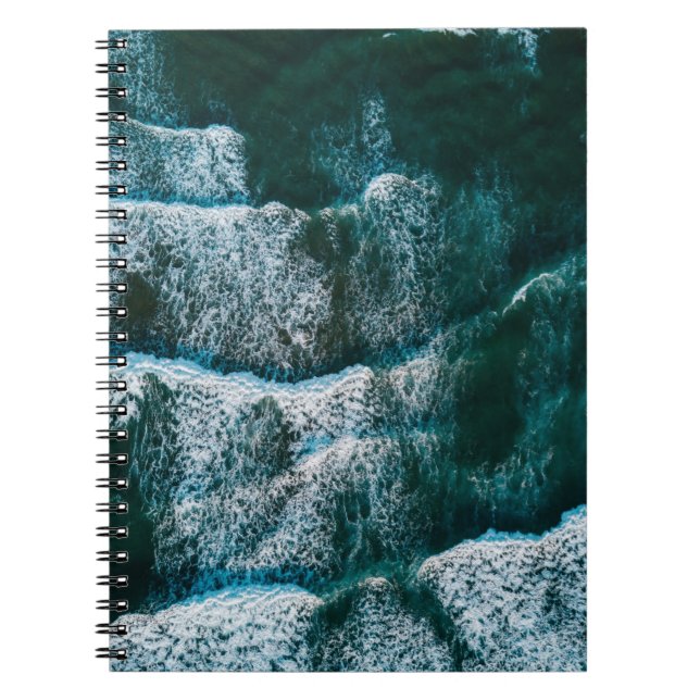 Caderno Espiral Foto do corpo de água (Frente)
