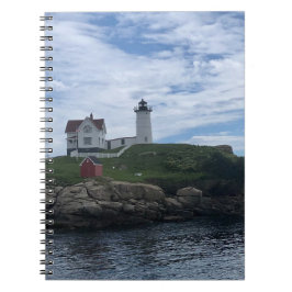 Caderno Espiral Foto do Farol de Nubble