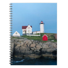 Caderno Espiral Foto do Farol de Nubble