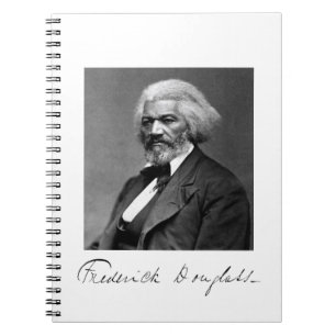 Caderno Espiral Foto do retrato de Frederick Douglass
