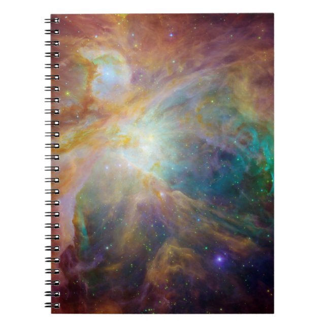 Caderno Espiral Foto Espacial da Nebula Orion (Frente)
