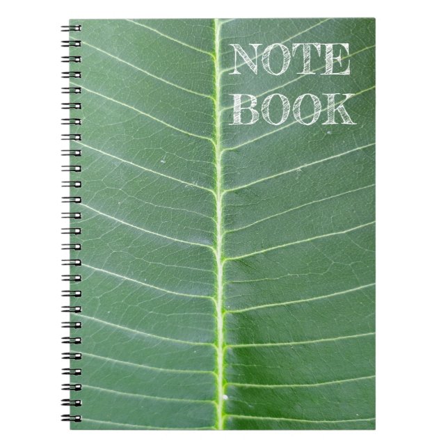 Caderno Espiral Foto espiral da natureza (Frente)