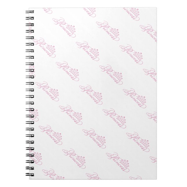 Caderno Espiral Foto: Notebook/Princesa com Coroa (Frente)