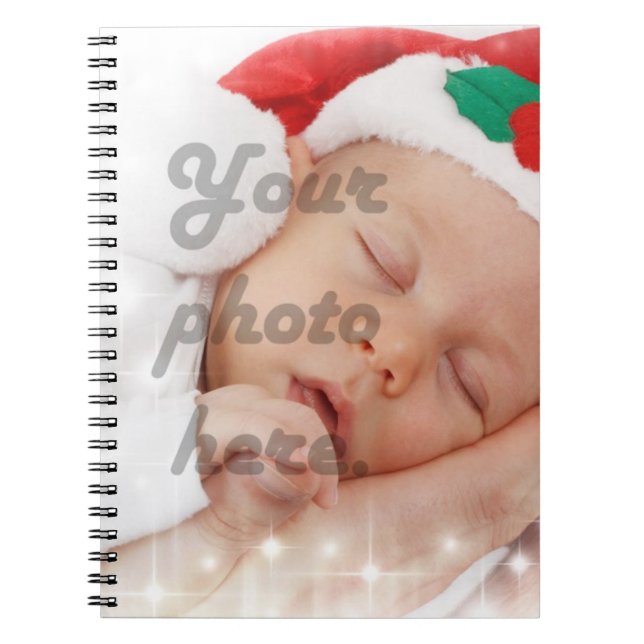 Caderno Espiral Foto personalizada (Frente)