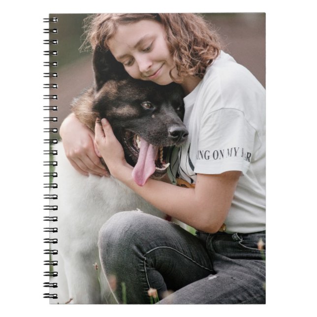 Caderno Espiral Foto personalizada (Frente)
