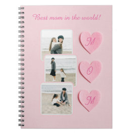 Caderno Espiral Foto personalizada com presentes personalizados no
