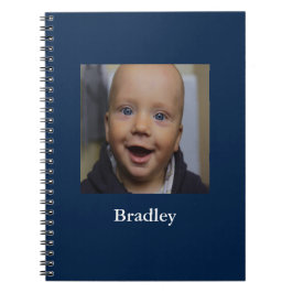 Caderno Espiral Foto personalizada de bebê