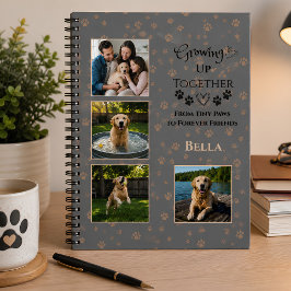 Caderno Espiral Foto Personalizada de Cachorro