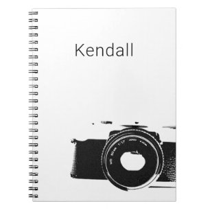Caderno Espiral Fotografador gráfico personalizado