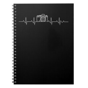Caderno Espiral Fotografia da câmera Fotografadores de pulsação