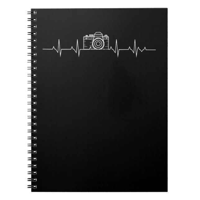 Caderno Espiral Fotografia da câmera Fotografias de pulsação (Frente)