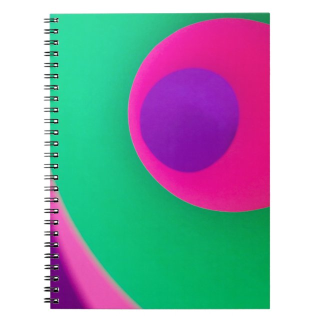 Caderno Espiral Fotografia da ilusão óptica (Frente)