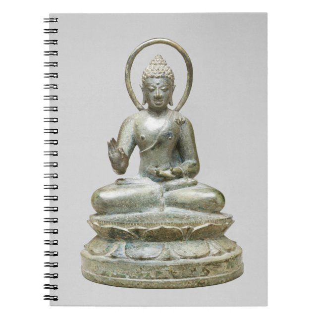 Caderno Espiral Fotografia de Belas Artes Silver Buddha (Frente)