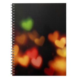 Caderno Espiral Fotografia de bokeh