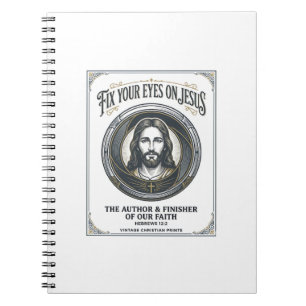 Caderno Espiral Fotografia de Jesus Mãe Fotógrafo de Família Vinta