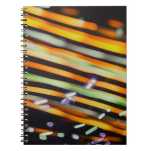 Caderno Espiral Fotografia de lapso de tempo