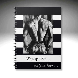 Caderno Espiral Fotomodelos Originais de Arte em Jeans Justos