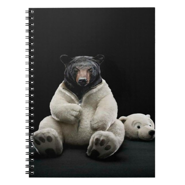 Caderno Espiral Fotos de Urso Polar para Bebê | Kids Nursery Room (Frente)