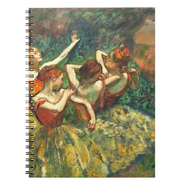 Caderno Espiral Four Dancers Edgar Degas (Frente)